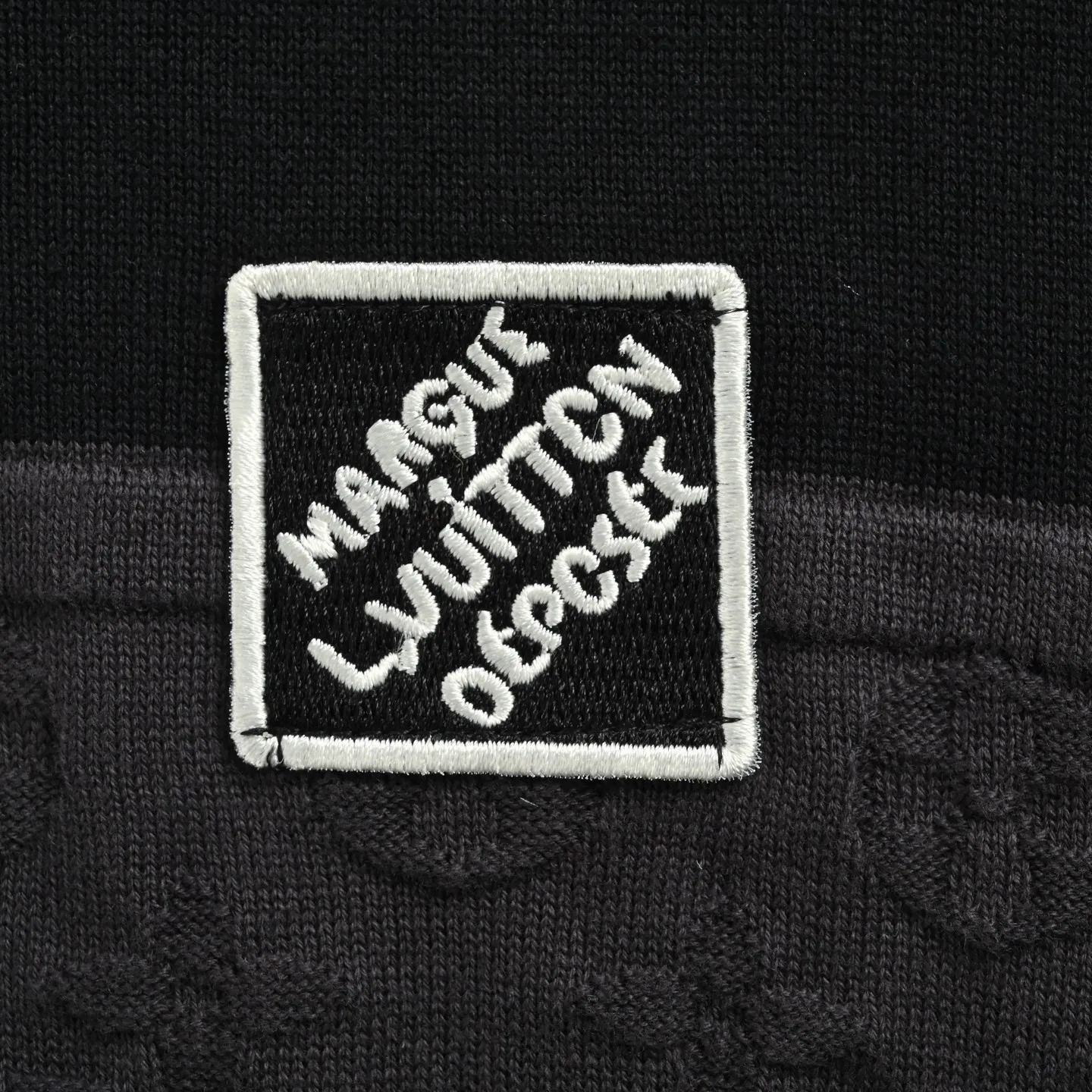 Louis Vuitton 25Fw jacquard jacquard lapel sweater